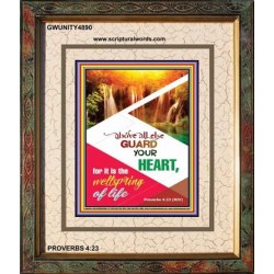 WELLSPRING OF LIFE   Christian Artwork Frame   (GWUNITY4890)   "20x25"