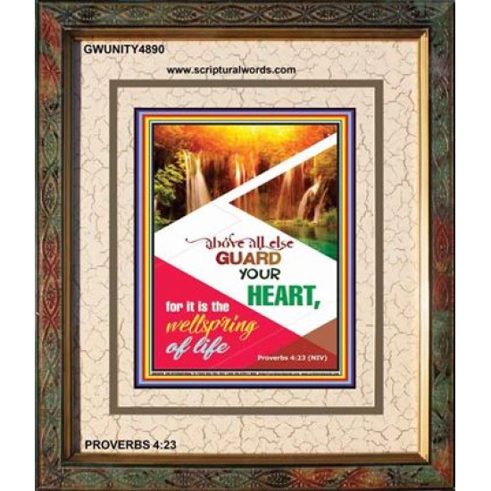 WELLSPRING OF LIFE   Christian Artwork Frame   (GWUNITY4890)   