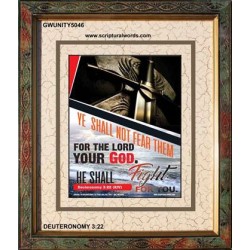 YE SHALL NOT FEAR THEM   Scripture Art Prints   (GWUNITY5046)   