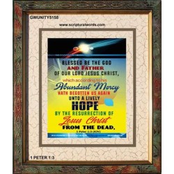 ABUNDANT MERCY   Bible Verses  Picture Frame Gift   (GWUNITY5158)   