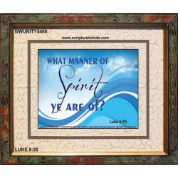 SPIRIT   Acrylic Frame Picture   (GWUNITY5466)   