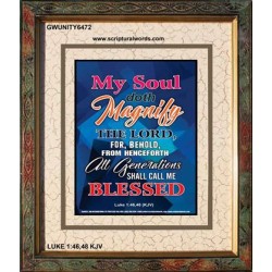 ALL GENERATIONS    Encouraging Bible Verse Frame   (GWUNITY6472)   