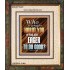 WHO IS GOING TO HARM YOU   Frame Bible Verse   (GWUNITY6478)   "20x25"