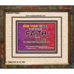 WIN ETERNAL LIFE   Inspiration office art and wall dcor   (GWUNITY6602)   