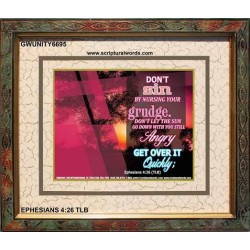 ANGER   Christian Quote Framed   (GWUNITY6695)   