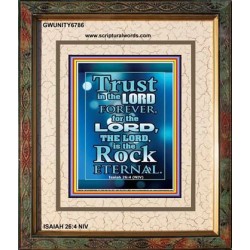 TRUST IN THE LORD   Scripture Art Prints   (GWUNITY6786)   "20x25"