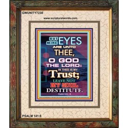 TRUST IN THE LORD   Bible Verses Frame for Home   (GWUNITY7238)   "20x25"