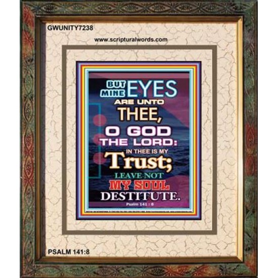 TRUST IN THE LORD   Bible Verses Frame for Home   (GWUNITY7238)   