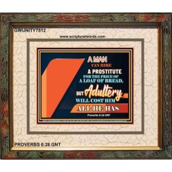 ADULTERY   Bible Verse Frame   (GWUNITY7512)   