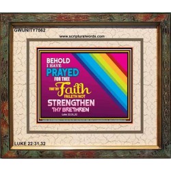 UNFAILING FAITH   Art & Dcor Frame   (GWUNITY7562)   