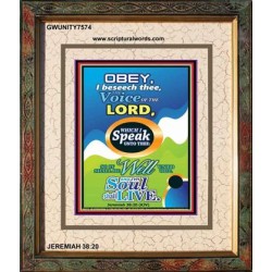 THE VOICE OF THE LORD   Contemporary Christian Poster   (GWUNITY7574)   