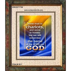 TRUST IN THE LORD   Christian Quote Frame   (GWUNITY768)   "20x25"