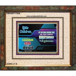 SIN   Christian Quotes Frame   (GWUNITY7826)   