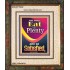 YOU SHALL EAT IN PLENTY   Inspirational Bible Verse Framed   (GWUNITY8030)   "20x25"