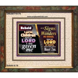 SIGNS AND WONDERS   Framed Office Wall Decoration   (GWUNITY8179)   
