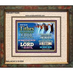 TITHES   Framed Hallway Wall Decoration   (GWUNITY8289)   