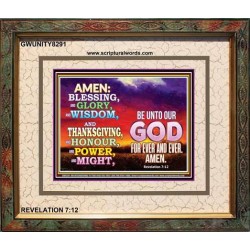 WORSHIP   Bible Verse Picture Frame Gift   (GWUNITY8291)   