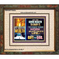 WEALTH FROM GOD   Art & Dcor Framed   (GWUNITY8424)   