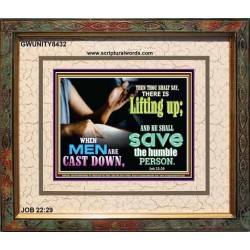 A LIFTING UP   Framed Bible Verses   (GWUNITY8432)   