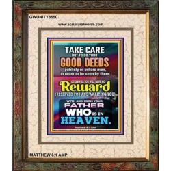 YOUR FATHER WHO IS IN HEAVEN    Scripture Wooden Frame   (GWUNITY8550)   