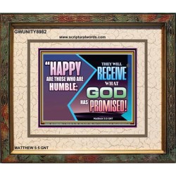 WHAT GOD HAS PROMISED   Custom Biblical Painting   (GWUNITY8982)   