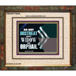 WIDOWS AND ORPHANS   Scripture Art   (GWUNITY9025)   