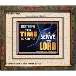 TIME IS SHORT   Framed Restroom Wall Decoration   (GWUNITY9094)   