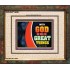 WITH GOD WE WILL DO GREAT THINGS   Large Framed Scriptural Wall Art   (GWUNITY9381)   "25x20"