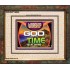 WORSHIP GOD FOR THE TIME IS AT HAND   Acrylic Glass framed scripture art   (GWUNITY9500)   "25x20"