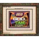 WORSHIP GOD FOR THE TIME IS AT HAND   Acrylic Glass framed scripture art   (GWUNITY9500)   