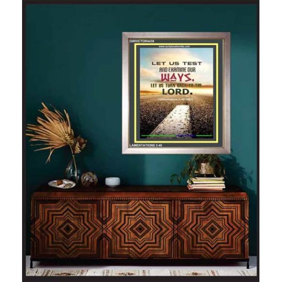 TURN BACK TO THE LORD   Christian Artwork   (GWVICTOR4438)   