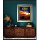 AT THE NAME OF JESUS   Contemporary Christian Wall Art Acrylic Glass frame   (GWVICTOR4530)   