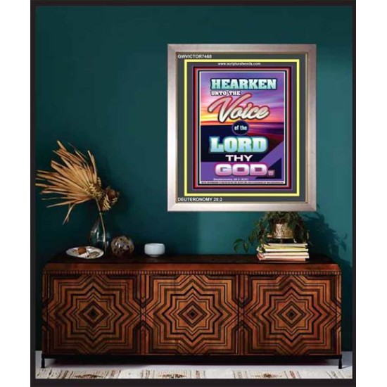 THE VOICE OF THE LORD   Christian Framed Wall Art   (GWVICTOR7468)   