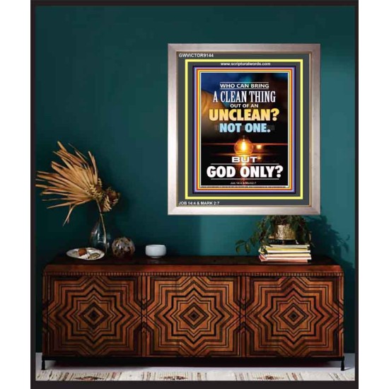 UNCLEAN   Scriptures Wall Art   (GWVICTOR9144)   