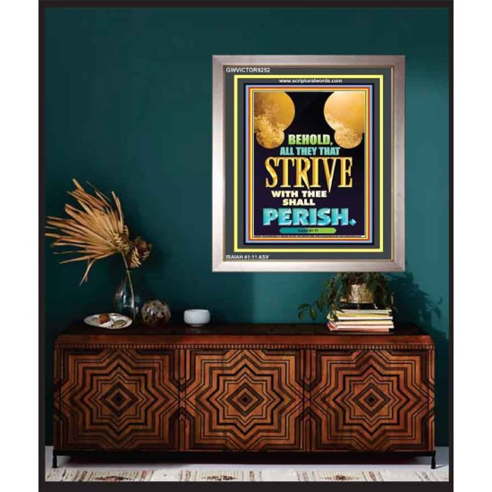 ALL THEY THAT STRIVE WITH YOU   Contemporary Christian Poster   (GWVICTOR9252)   