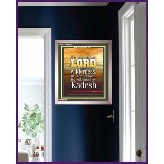 VOICE OF THE LORD IS POWERFUL   Scripture Wall Art   (GWVICTOR1241)   