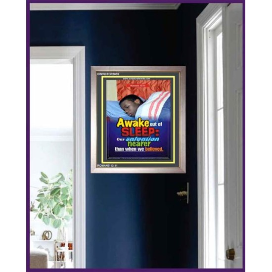 AWAKE OUT OF SLEEP   Framed Picture   (GWVICTOR3639)   
