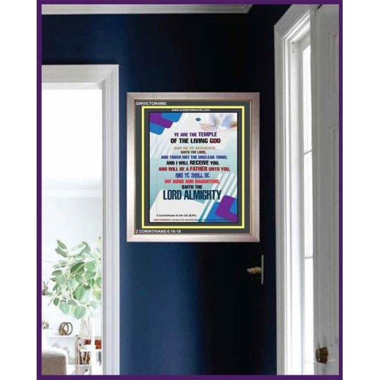 BE A FATHER UNTO YOU   Custom Framed Bible Verse   (GWVICTOR4960)   