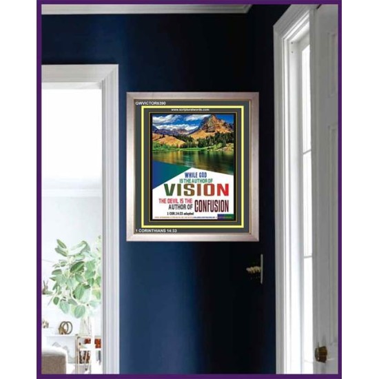 AUTHOR OF VISION   Bible Scriptures on Love Acrylic Glass Frame   (GWVICTOR6390)   