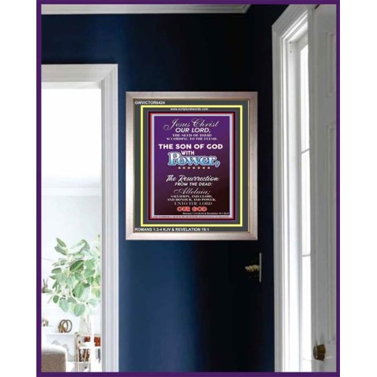 THE SEED OF DAVID   Large Frame Scripture Wall Art   (GWVICTOR6424)   