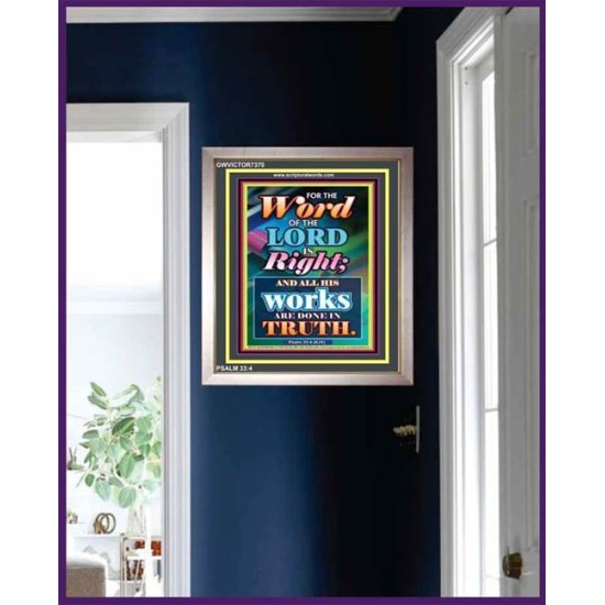 WORD OF THE LORD   Contemporary Christian poster   (GWVICTOR7370)   