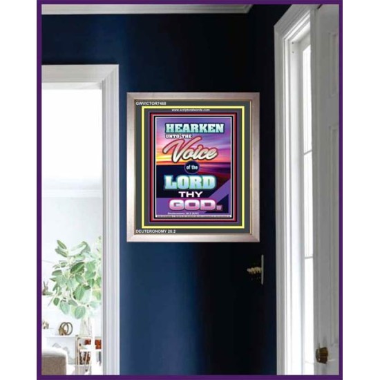 THE VOICE OF THE LORD   Christian Framed Wall Art   (GWVICTOR7468)   