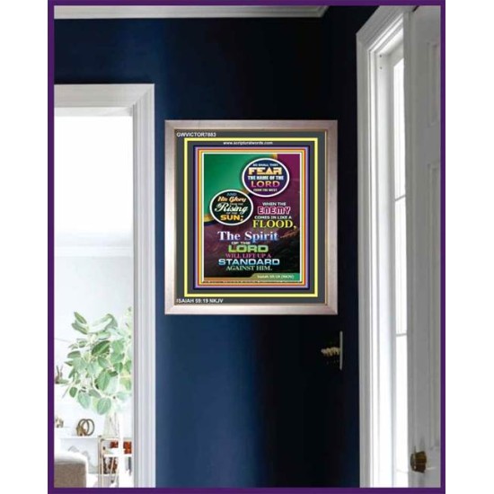 THE SPIRIT OF THE LORD   Contemporary Christian Paintings Frame   (GWVICTOR7883)   