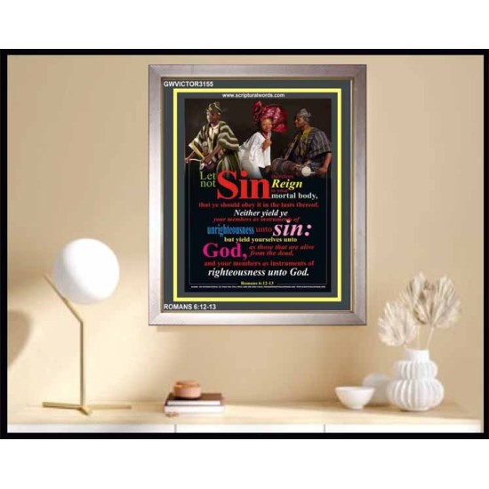 YIELD YOURSELVES UNTO GOD   Bible Scriptures on Love Acrylic Glass Frame   (GWVICTOR3155)   