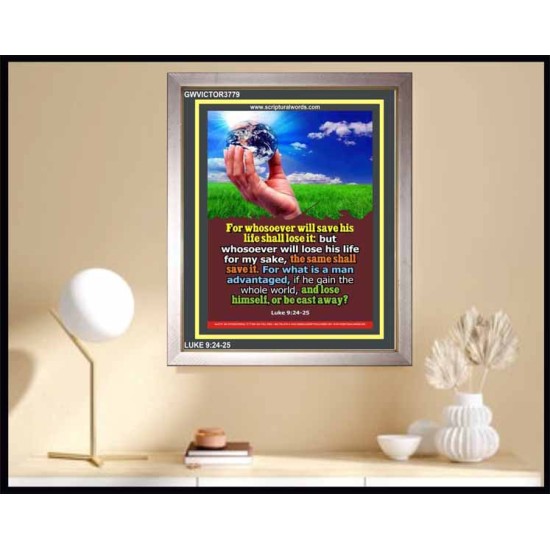 WHOSOEVER   Bible Verse Framed for Home   (GWVICTOR3779)   