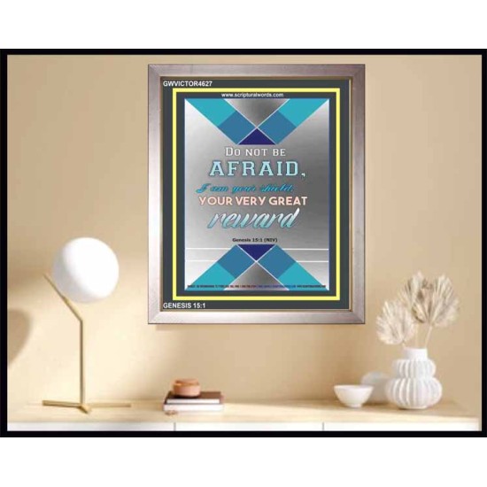 VERY GREAT REWARD   Encouraging Bible Verses Framed   (GWVICTOR4627)   