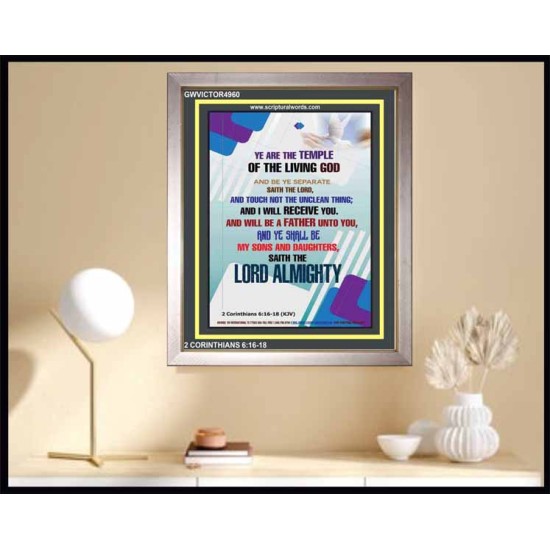 BE A FATHER UNTO YOU   Custom Framed Bible Verse   (GWVICTOR4960)   
