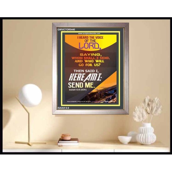 THE VOICE OF THE LORD   Scripture Wooden Frame   (GWVICTOR5440)   