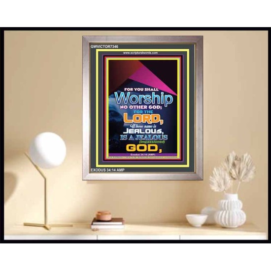 WORSHIP   Religious Art Frame   (GWVICTOR7346)   