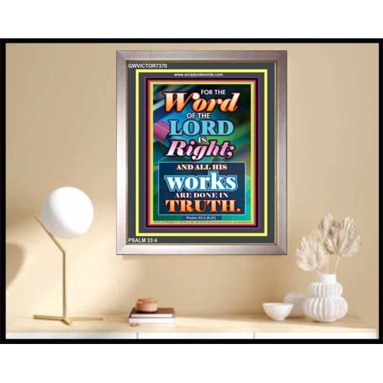 WORD OF THE LORD   Contemporary Christian poster   (GWVICTOR7370)   